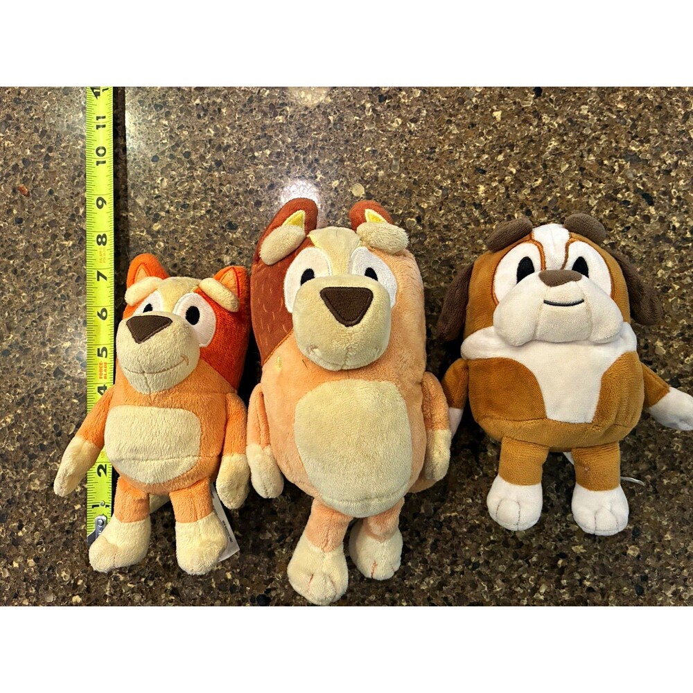 Lot of 3 Bluey/ Bingo and Friends Plush Stuffed Animals